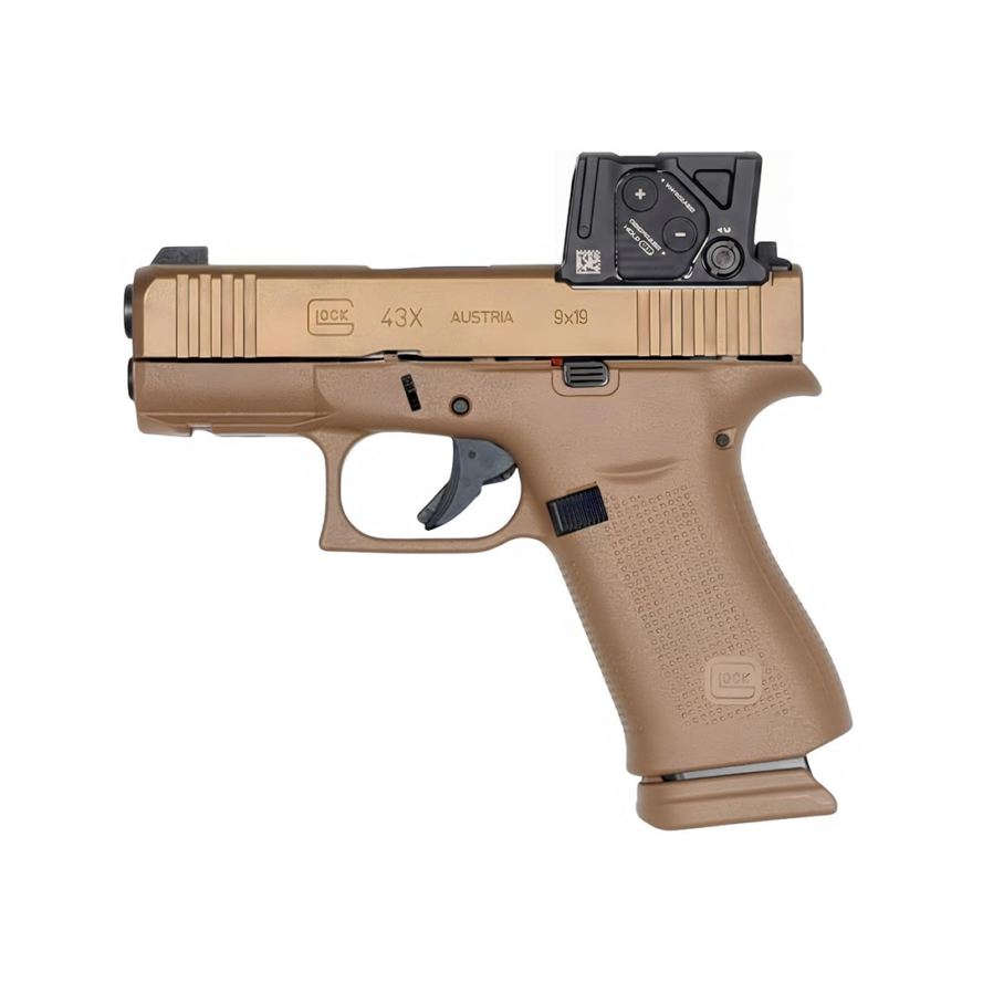 GLOCK 43X coyote FDE COA edition